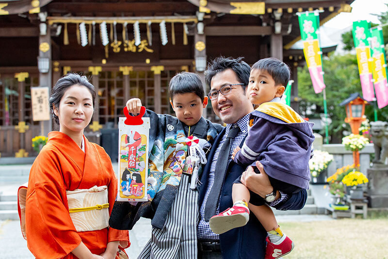 鶴岡八幡宮七五三出張撮影