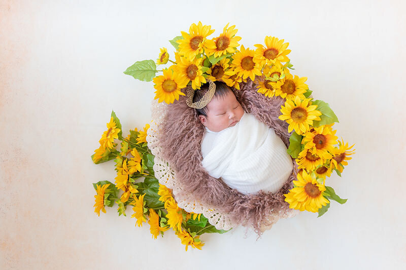 横浜でニューボーンフォト