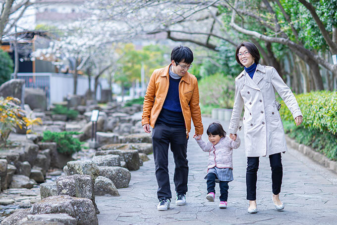 横浜で家族写真の出張撮影