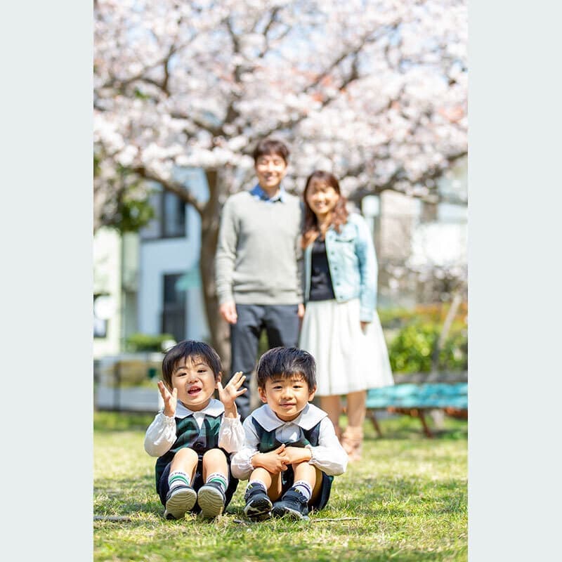 横浜で家族写真の出張撮影