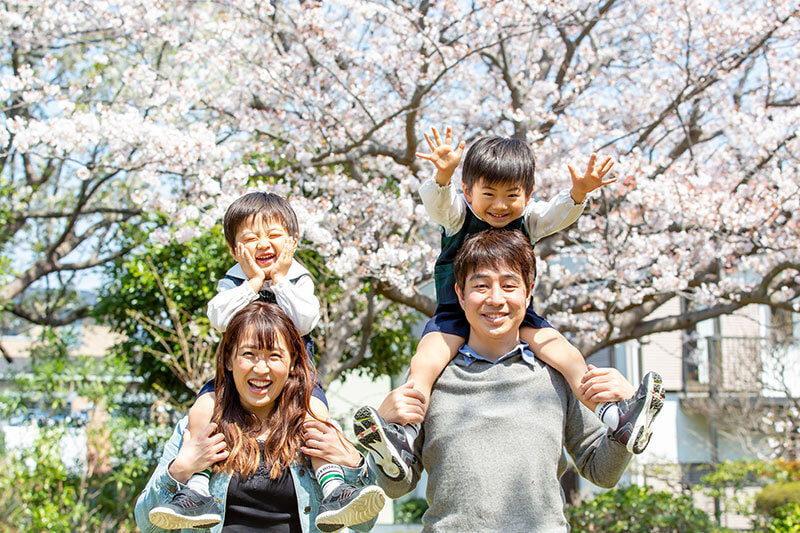 横浜で家族写真の出張撮影