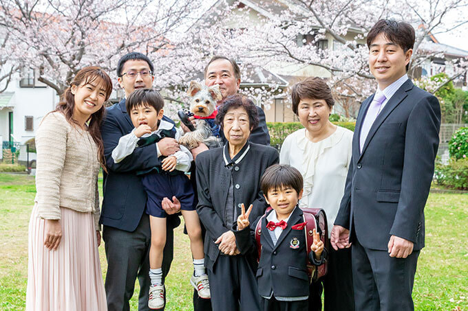 横須賀で家族写真の出張撮影