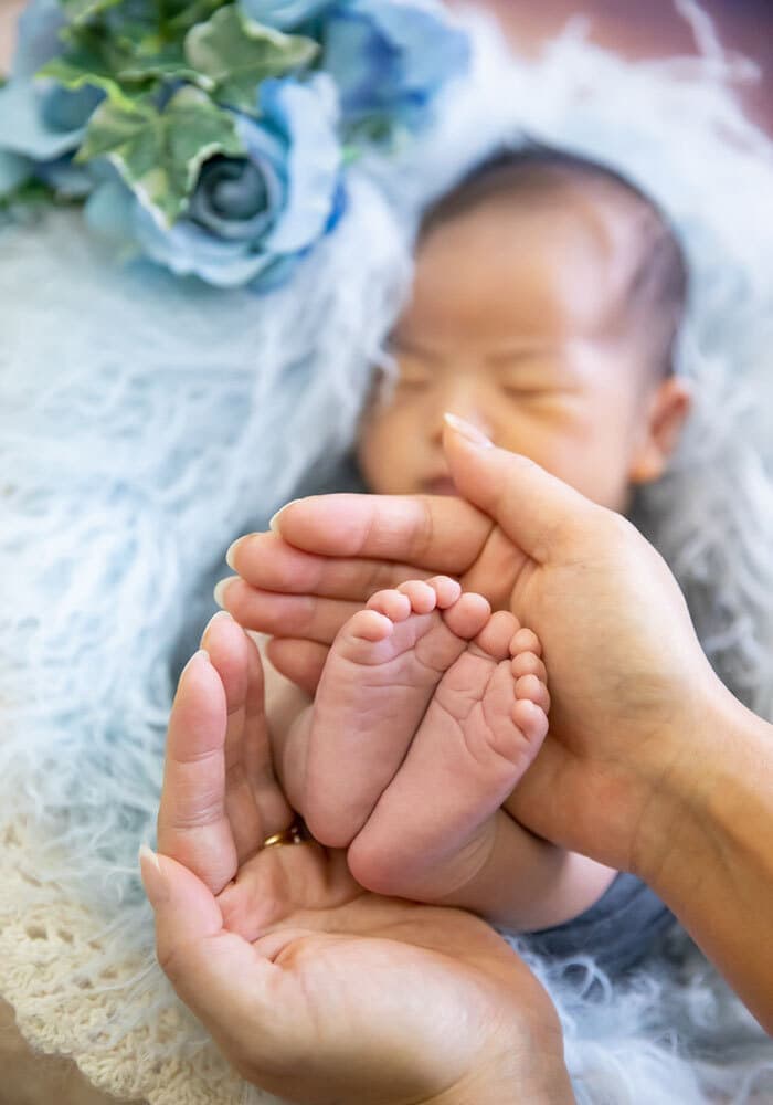 横須賀でニューボーンフォト
