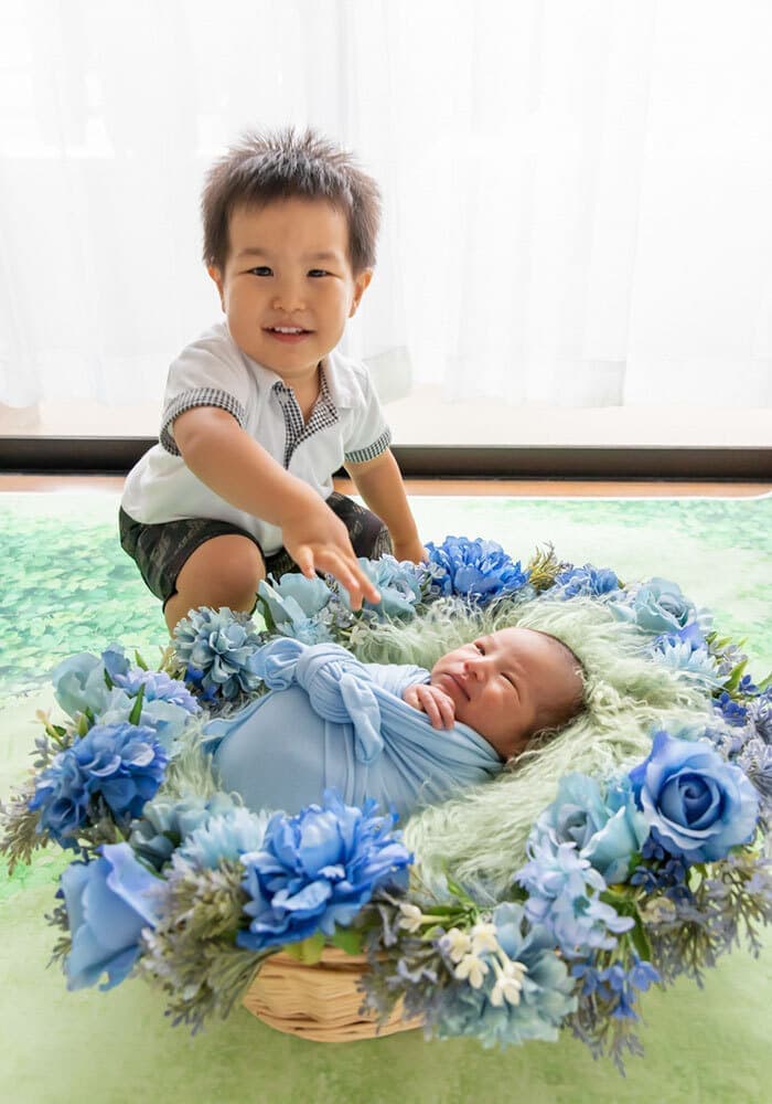 横浜でニューボーンフォト