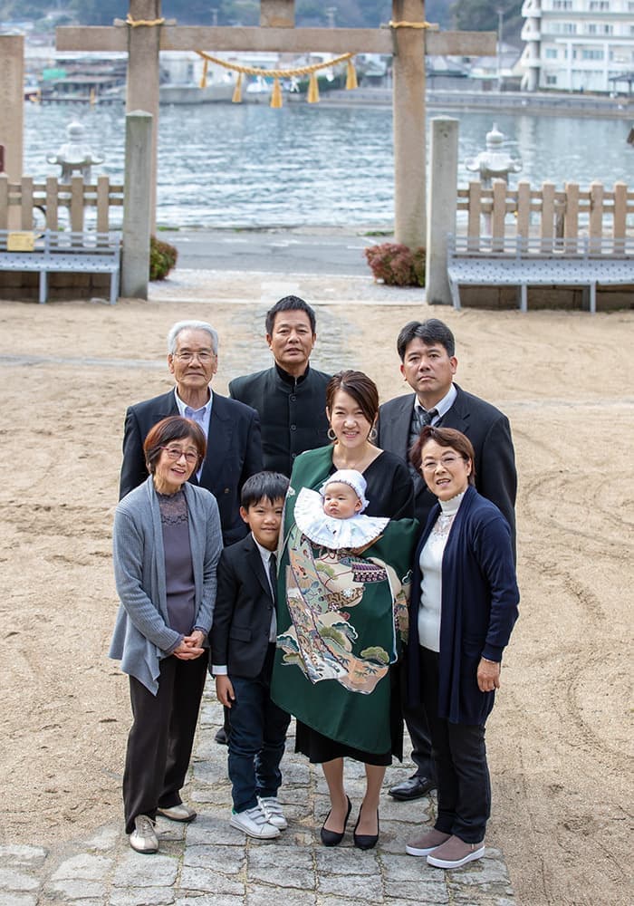 鶴岡八幡宮でお宮参り出張撮影