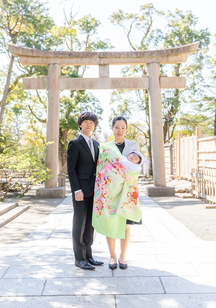 鶴岡八幡宮でお宮参り出張撮影
